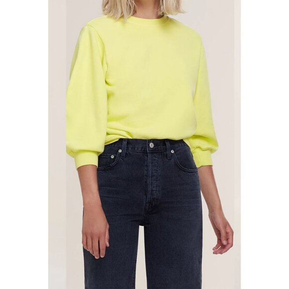 AGOLDE Thora Sweatshirt In Tarte Size M - Picture 8 of 8